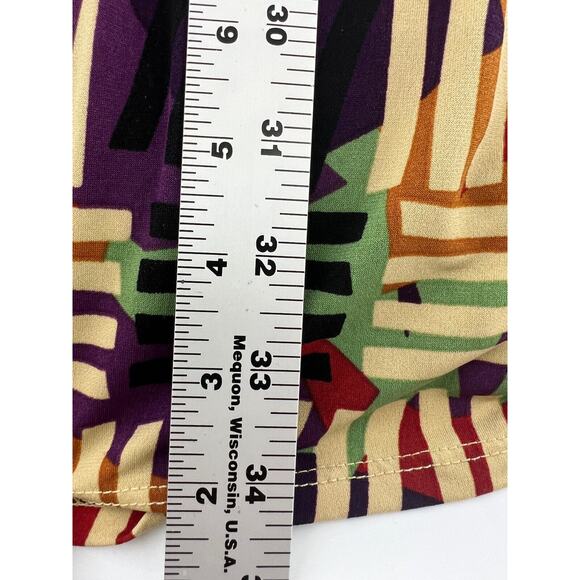 Lularoe Maxi Skirt Womens Extra Large Black Brown Stretchy Comfy Autumn Fall - Picture 4 of 6